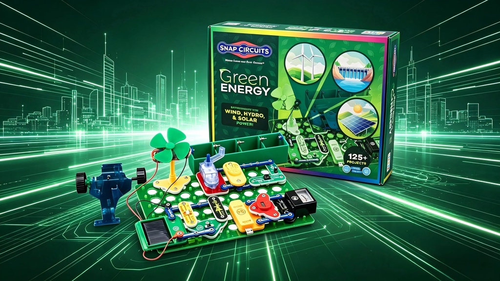 Snap Circuit STEM Energías Limpias 45 piezas