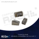 CN-RJ45B conector RJ45  blindado compatible cat. 6  y cat. 5