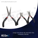 MY-039 juego de pinzas de precisión tres unidades Miyako