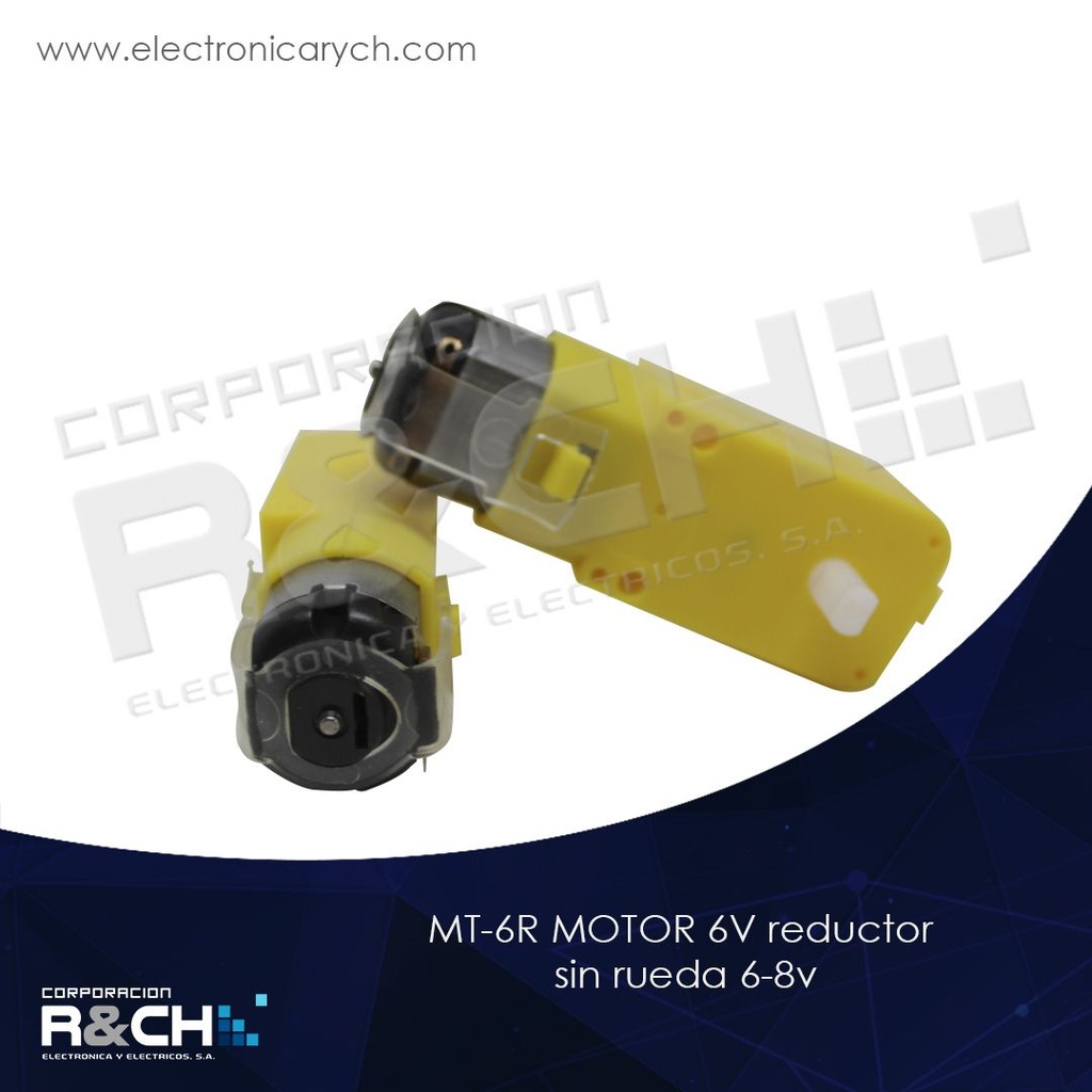 MT-6R motor 6V reductor sin rueda 6-8V