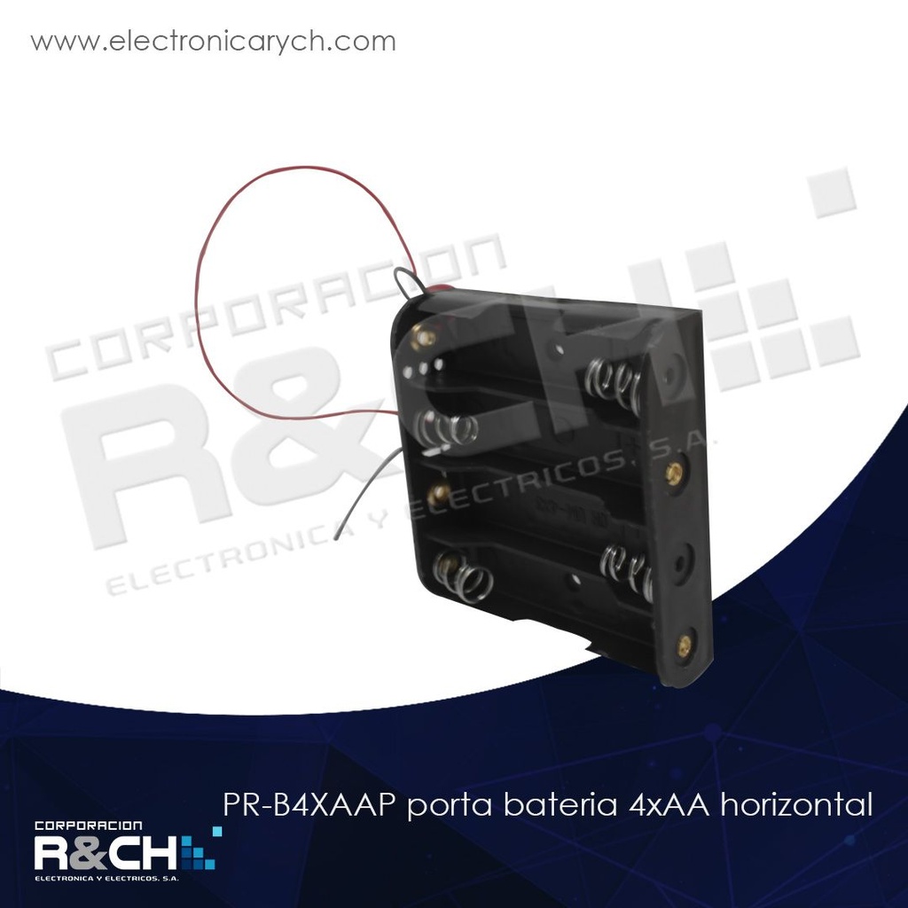PR-B4XAAP porta bateria 4xAA horizontal