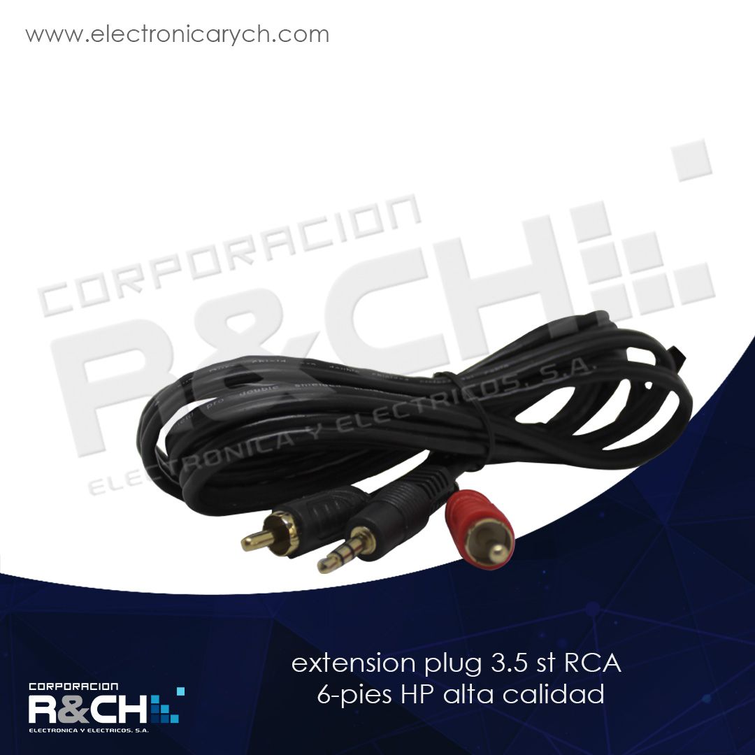 EX-007 extension plug 3.5 st RCA 6-pies HP alta calidad u vz-209HQ