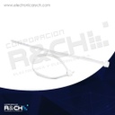 HM-CT-3 cincho plastico 6" transparente 100 unidades
