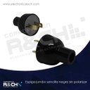 [60-E17S] 60-E17S espiga jumbo sencilla negra sin polarizar