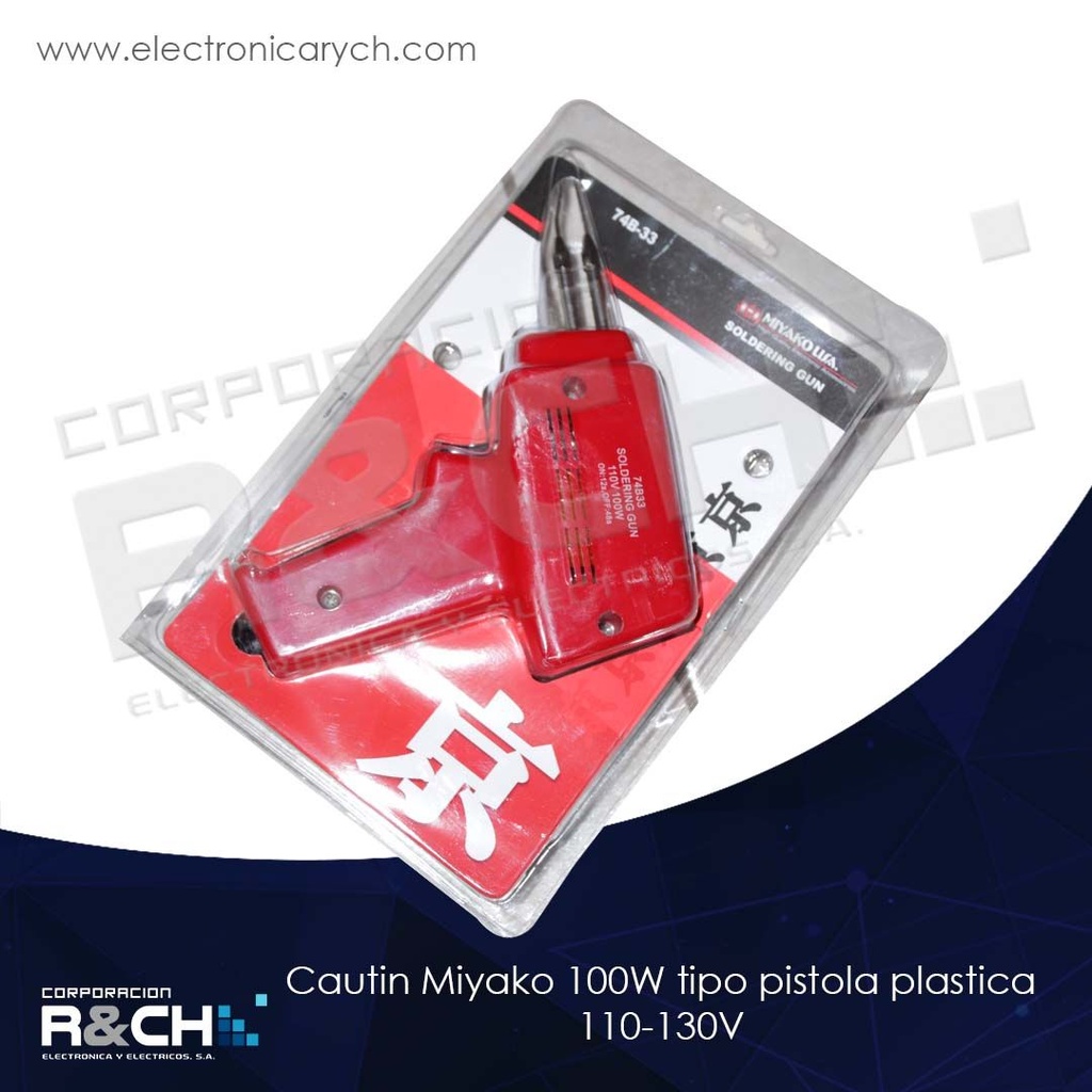CT-74B33 cautin Miyako 100W tipo pistola  plastica 110-130V