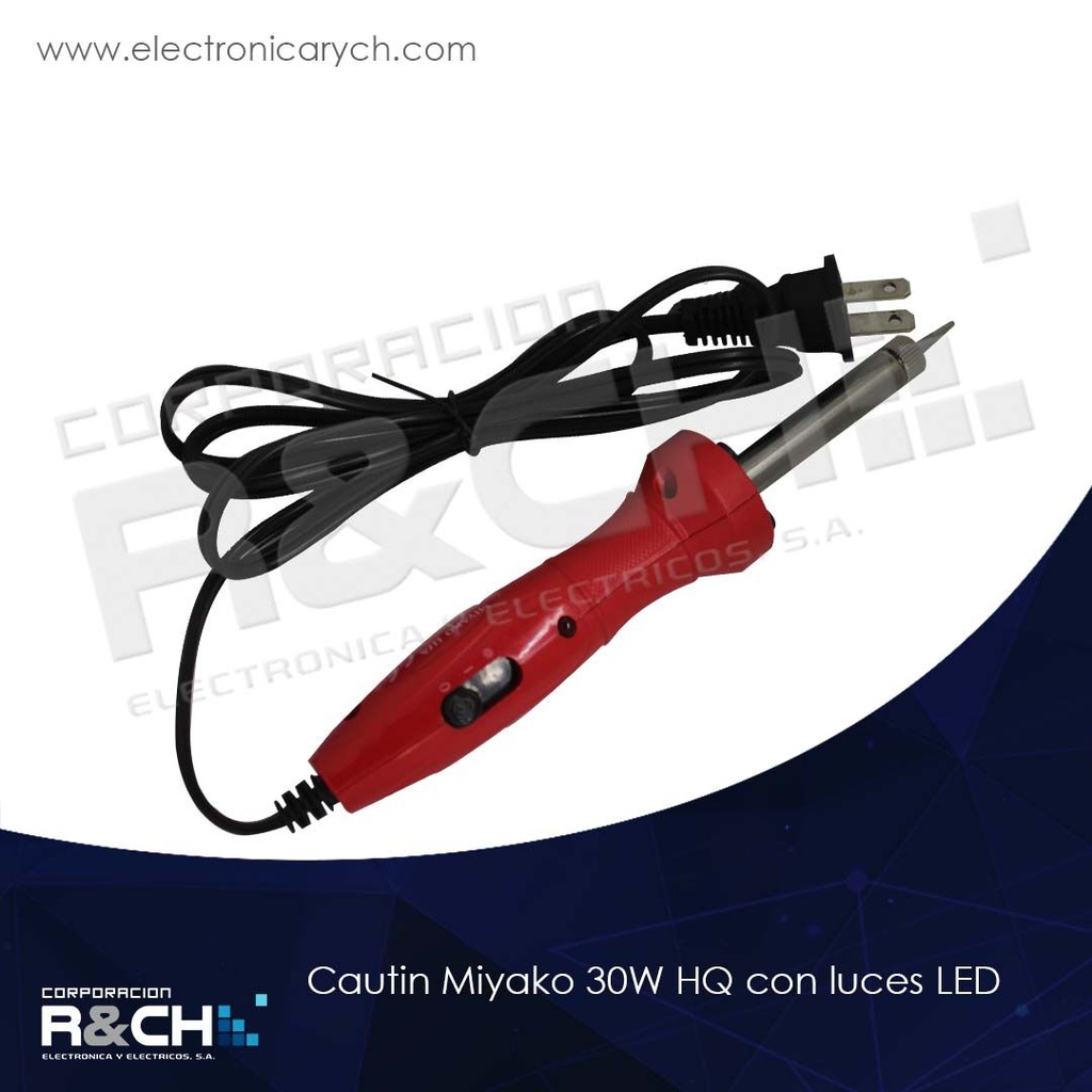 CT-74B8200 cautin Miyako 30W HQ con luces LED