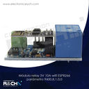 MD-RL18266 Módulo relay 5V 10A wifi ESP8266  parametro 9600,8,1,0,0