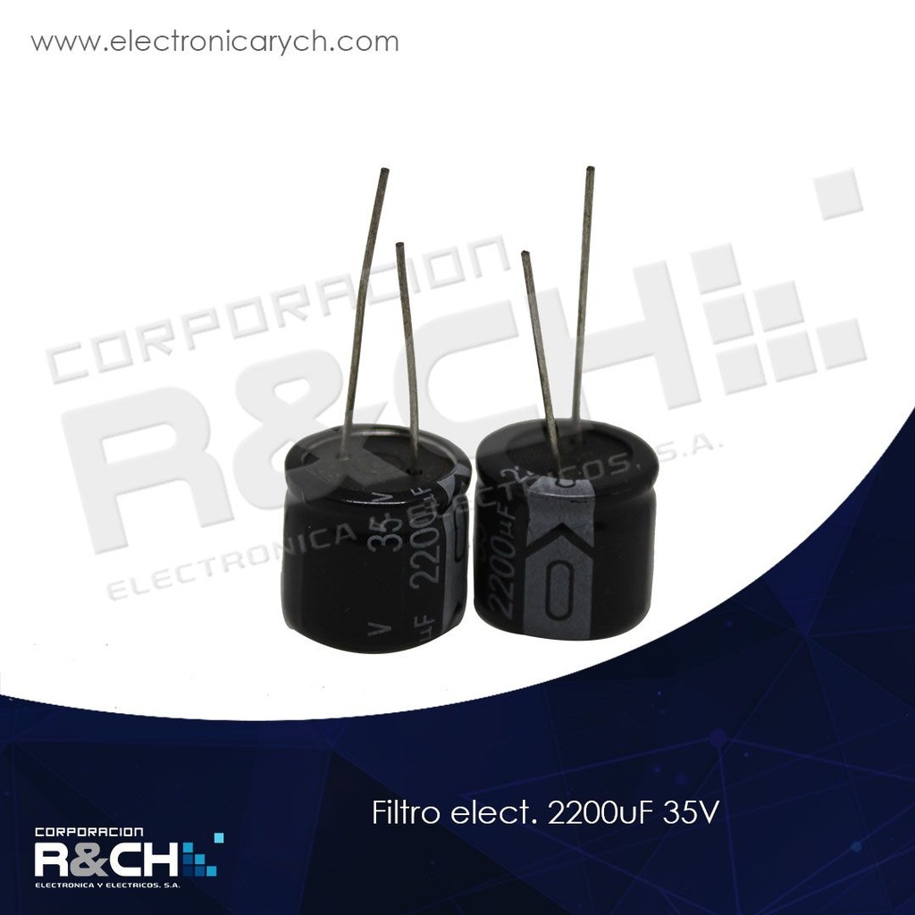 FE-2200U/35 filtro elect. 2200uF 35V