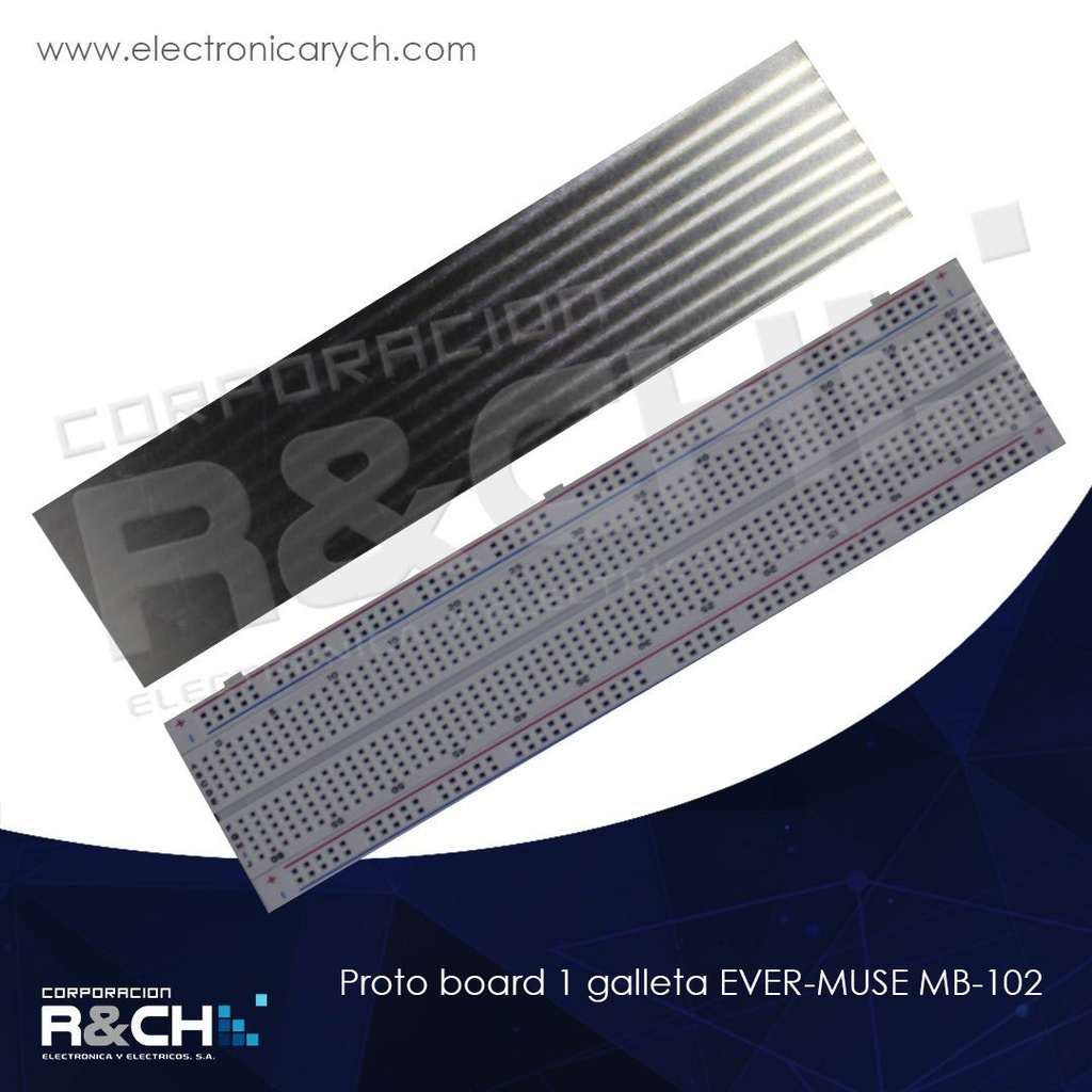 PB-MB-102 proto board 1 galleta  EVER-MUSE  MB-102