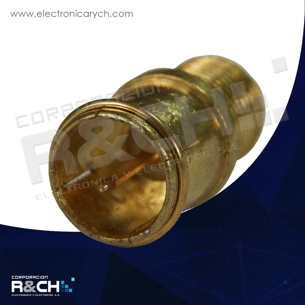 AD-C101 adaptador coaxial rapido hembra macho p/tv