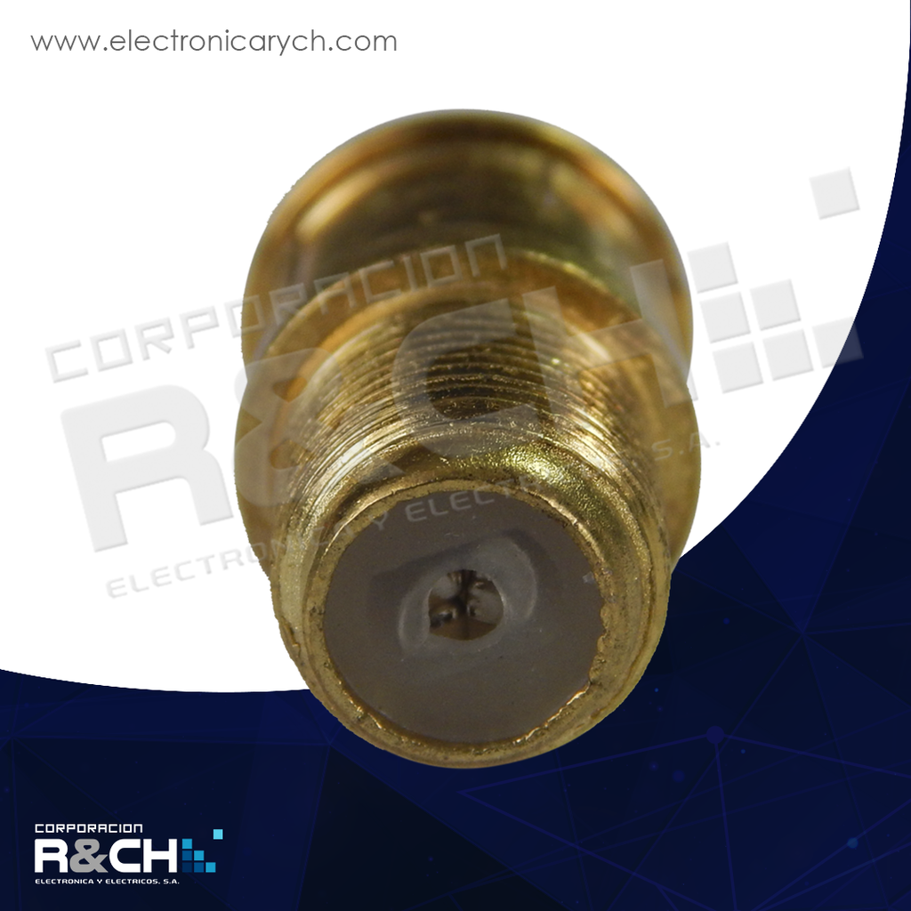 AD-C101 adaptador coaxial rapido hembra macho p/tv