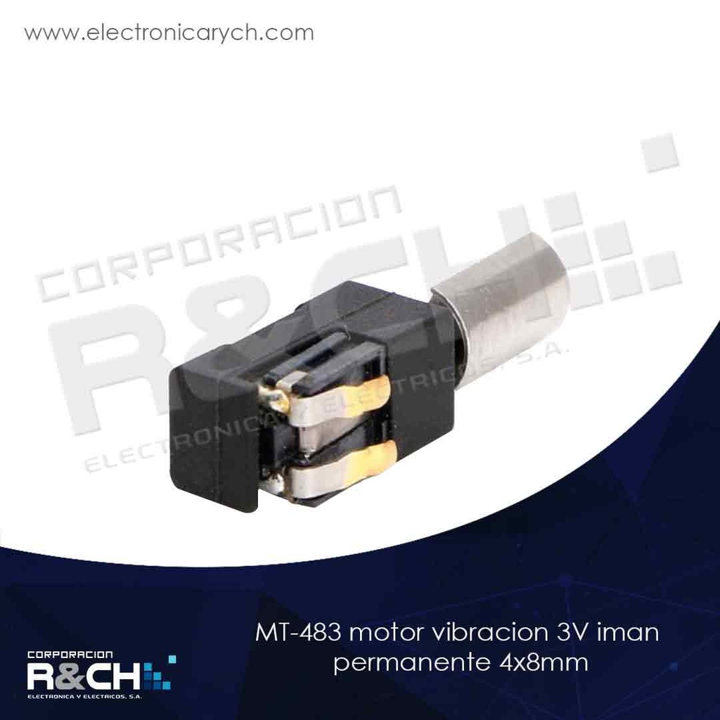 MT-483 motor vibracion 3V iman permanente 4x8mm