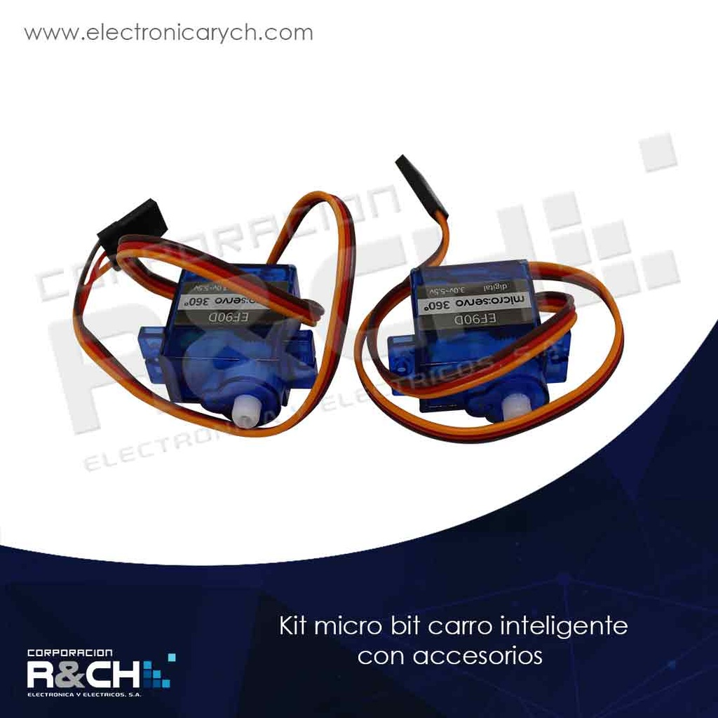 SX-MB1 kit micro bit carro inteligente con accesorios, no incluye microbit