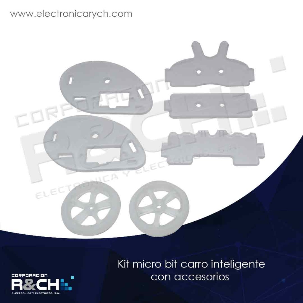 SX-MB1 kit micro bit carro inteligente con accesorios, no incluye microbit