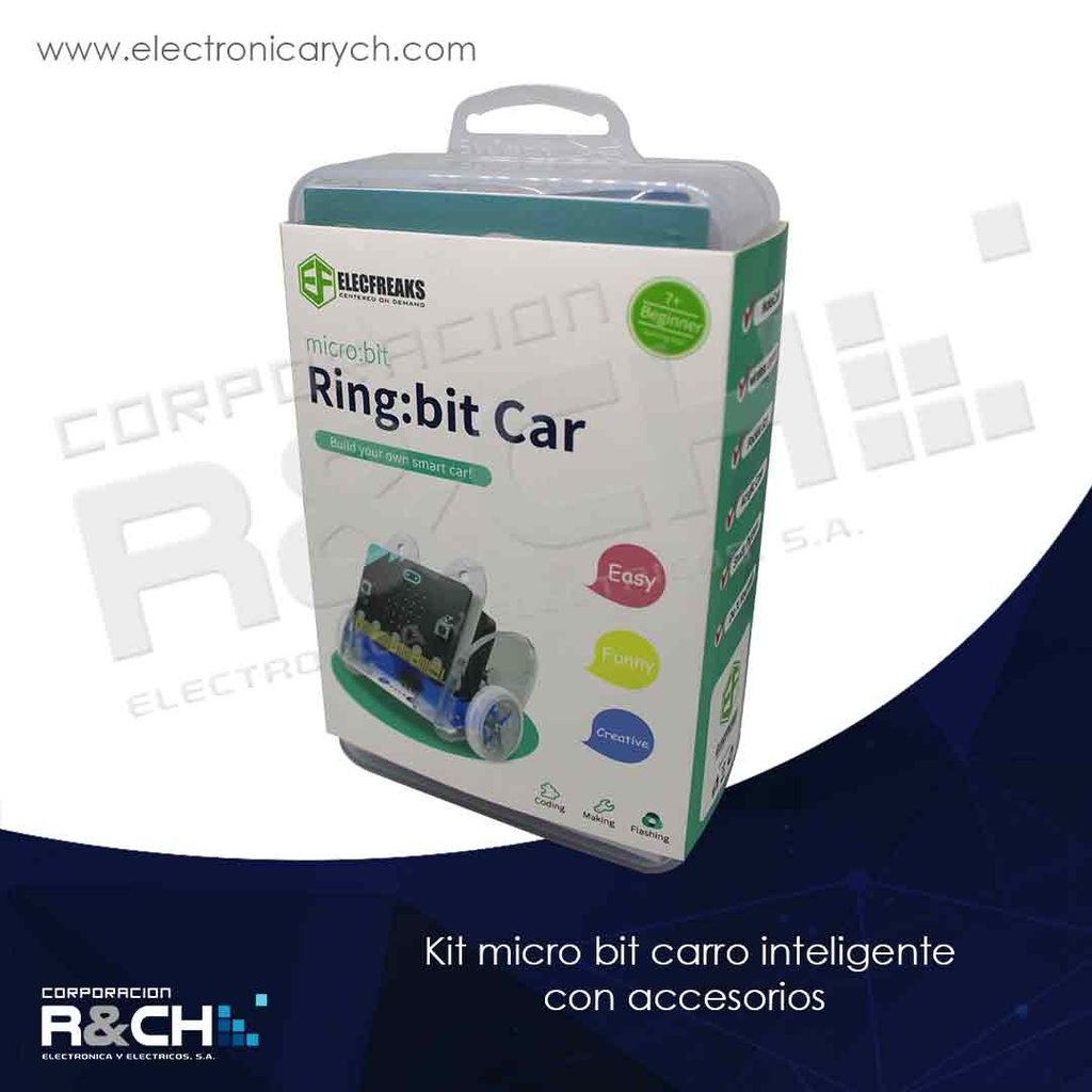 SX-MB1 kit micro bit carro inteligente con accesorios, no incluye microbit
