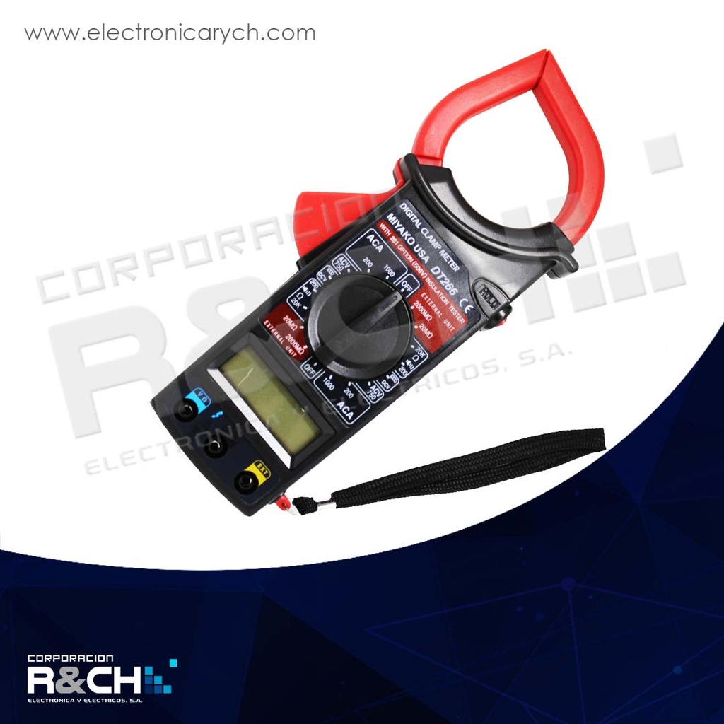 MM-266 multimetro amperimetro de gancho Miyako 20A