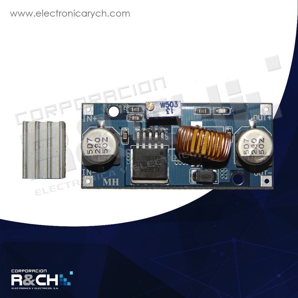 MD-XL4015 módulo regulador de voltaje ajustable Vi=4-30, Vo=1.25-36 XL4015 Step Down