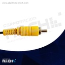 M-253G extension plug 3.5 angular a 3 lineas RCA plug 6 pies