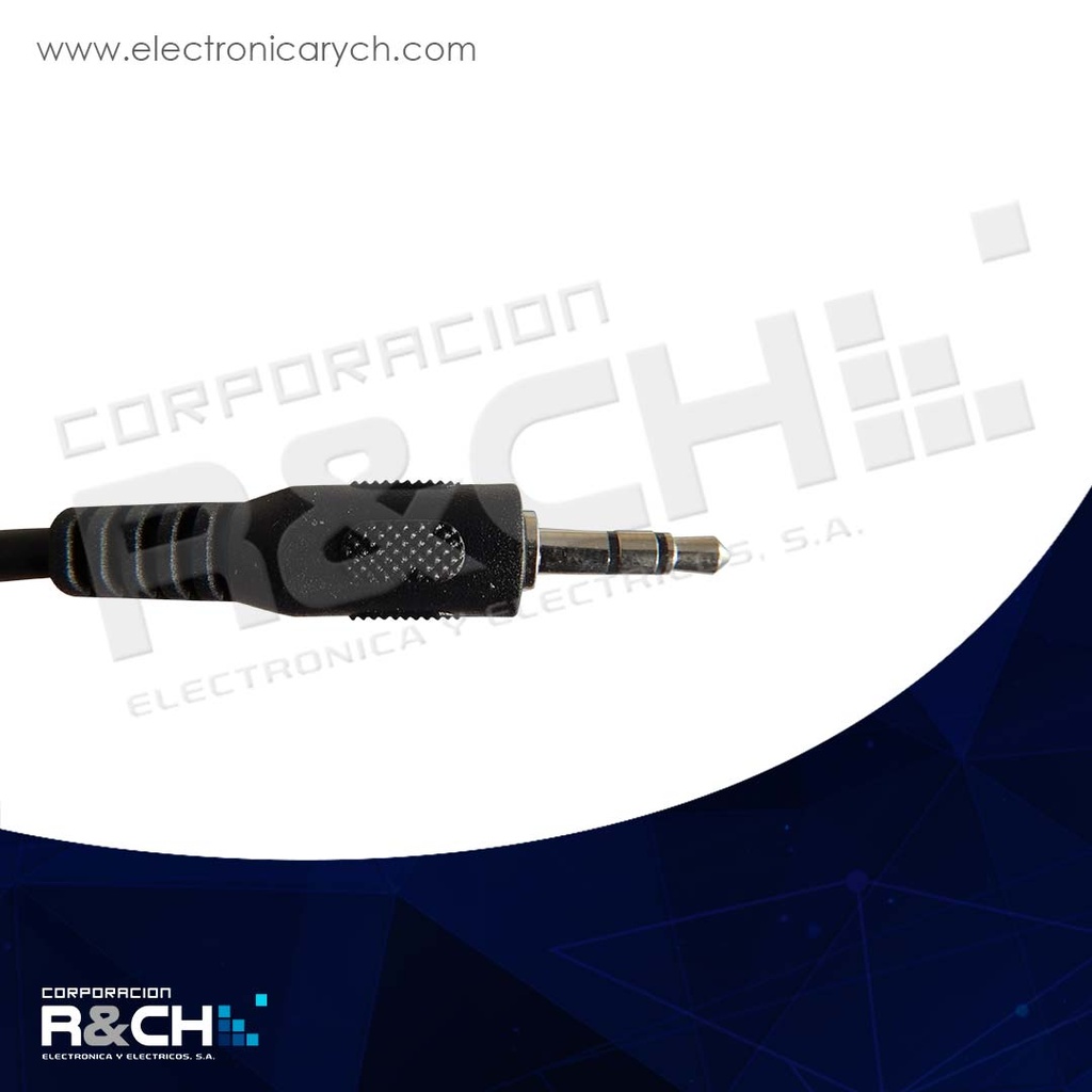 M-262 extension USB jack a plug 3.5mm stereo 2 canales 6"