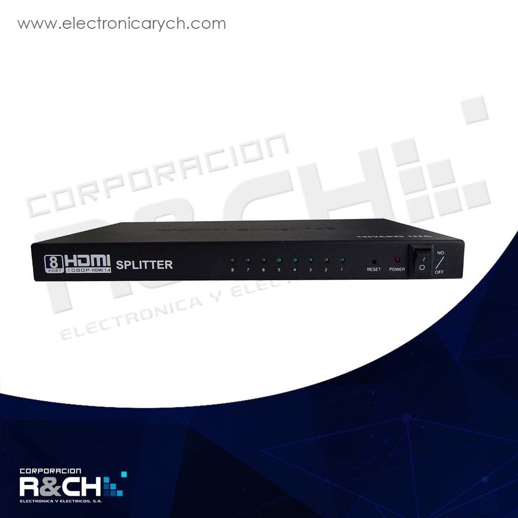 M-275 splitter HDMI uno a ocho HDMI Full HD 1080