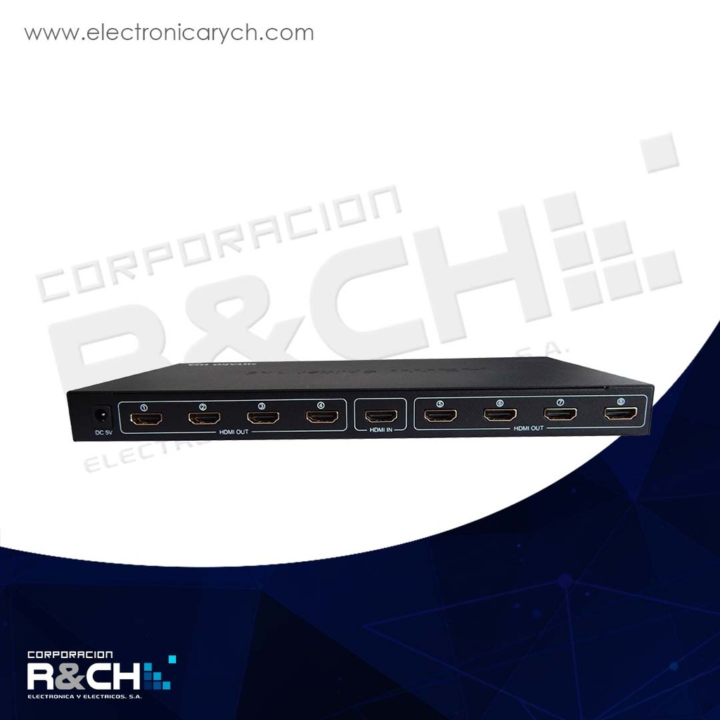 M-275 splitter HDMI uno a ocho HDMI Full HD 1080