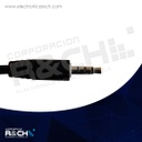 M-276 extension USB a plug 3.5mm stereo 3 canales 6"
