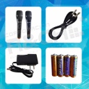 VZ-702-UHF microfono 2 canales UHF wireles Voyz