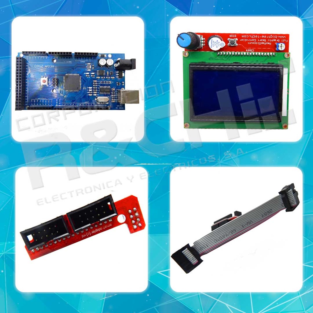 SX-1010 kit para impresora 3D con arduino mega y LCD 12864 con controladores