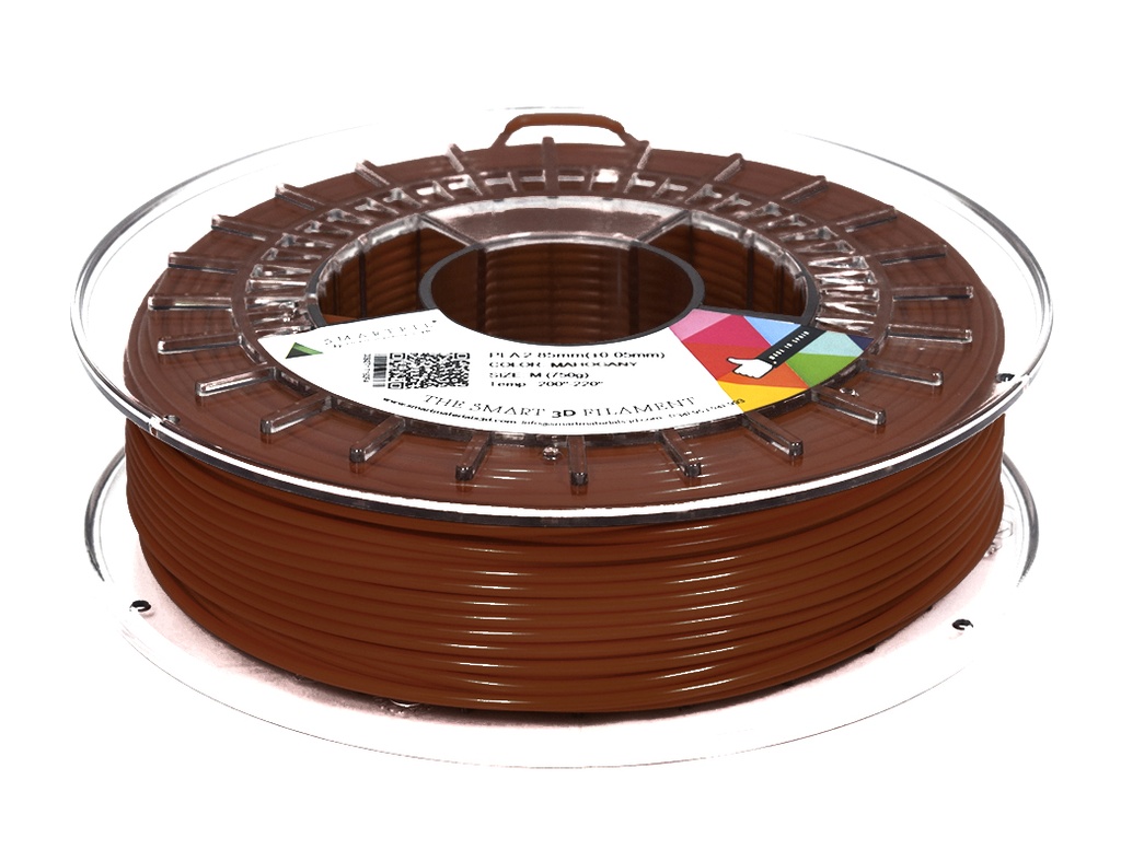 FE-0BR0A filamento PLA 1.75mm 1Kg MAHOGANY SMARTFIL