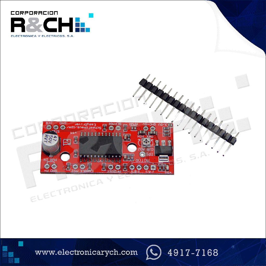 MD-A3967 Modulo Controlador para motor Paso a Paso Easy Driver A3967