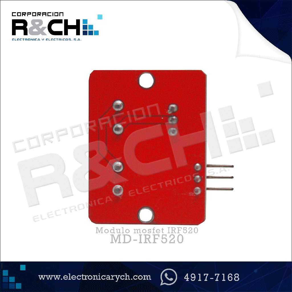 MD-IRF520 modulo mosfet IRF520