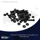 TOR-M425 tornillo M4x25 compatible con perfil aluminio