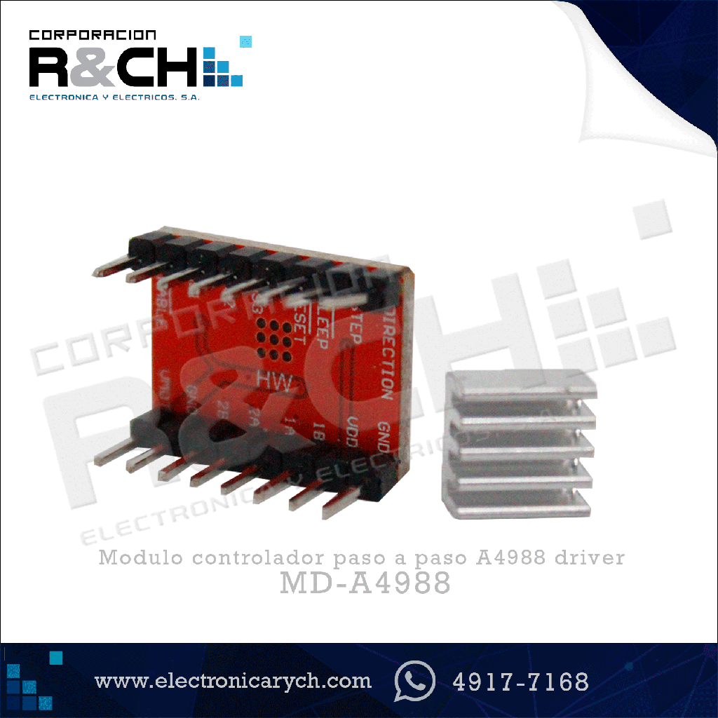 MD-A4988 modulo controlador paso a paso A4988 driver