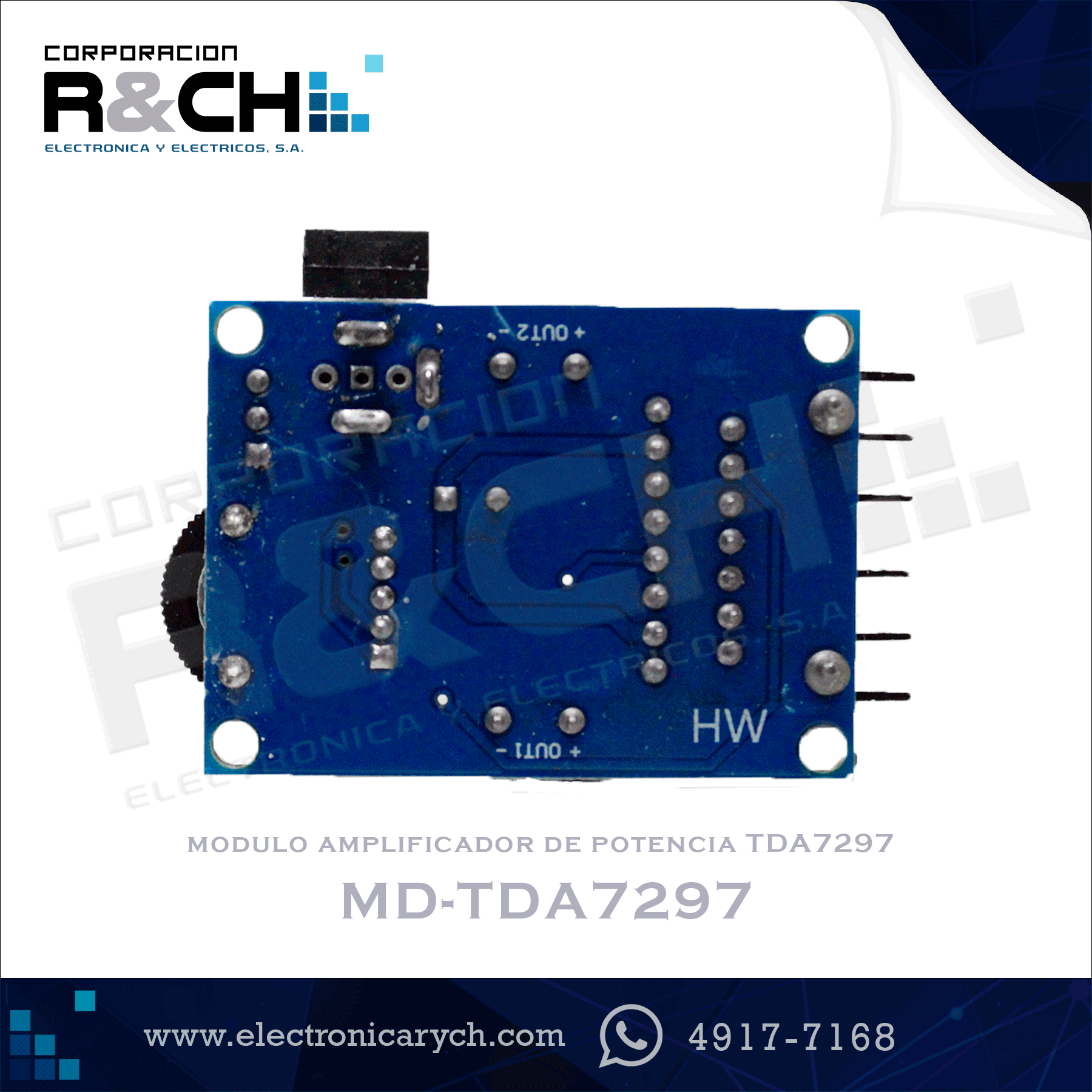 MD-TDA7297 modulo amplificador de potencia TDA7297