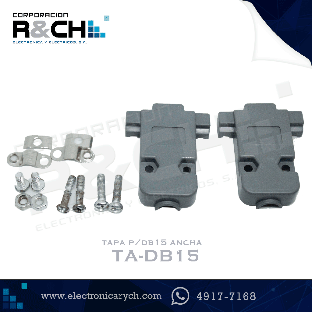 TA-DB15 tapa p/db15 ancha