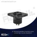 JC-86 jack speakon hembra para chasis tipo neutrik 40x40mm