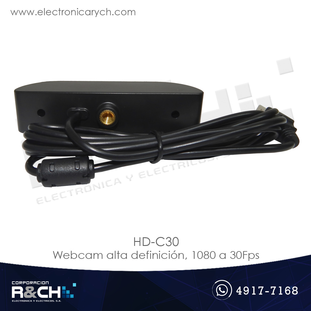 HD-C30 Webcam Alta Definicion 1080 a 30Fps camara