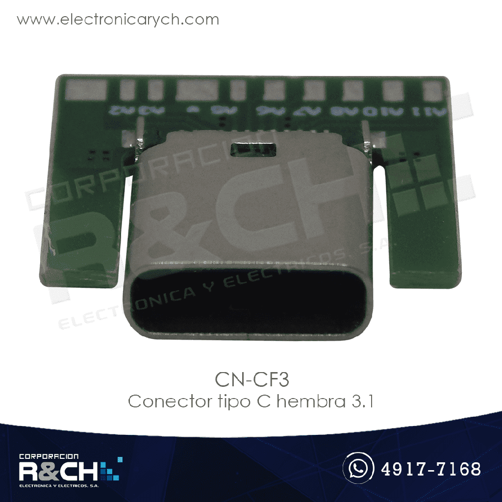 CN-CF3 Conector tipo C hembra 3.1