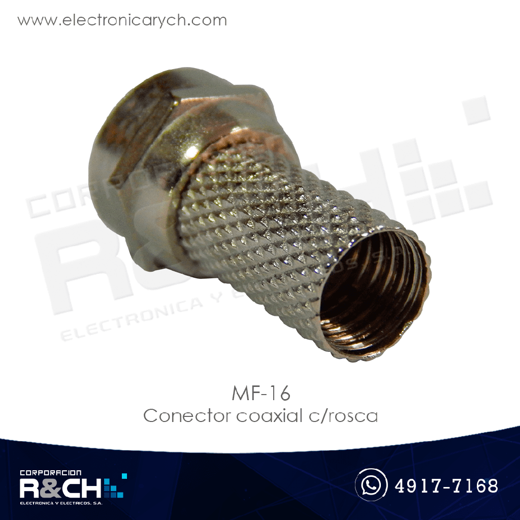 MF-16 conector coaxial c/rosca