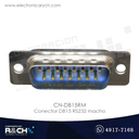 CN-DB15RM conector DB15 RS232 macho