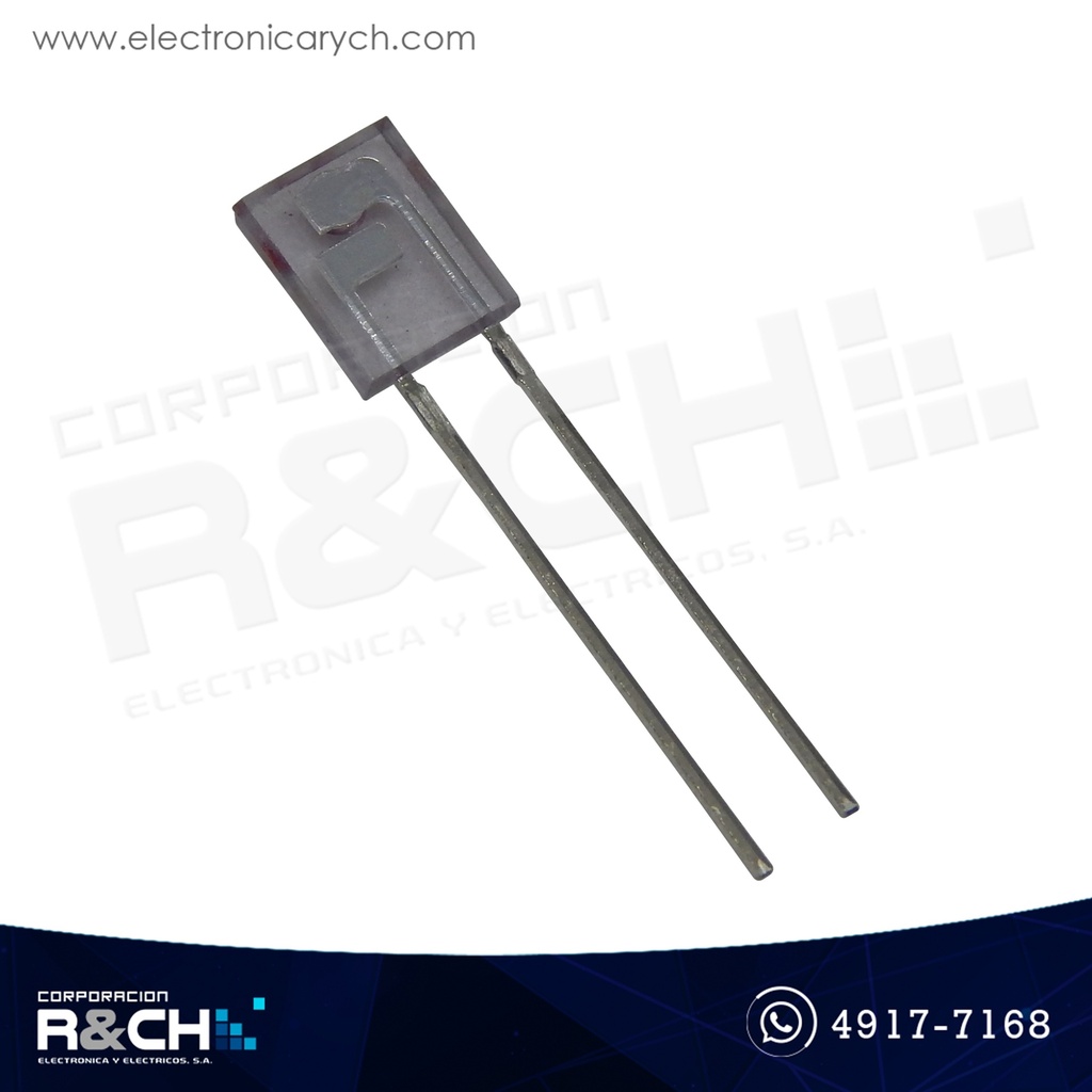 FT-RI fototransistor rectangular Infrarojo receptor