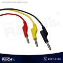 TM-P100 Plug banana apilable con cable unidad 1m aprox