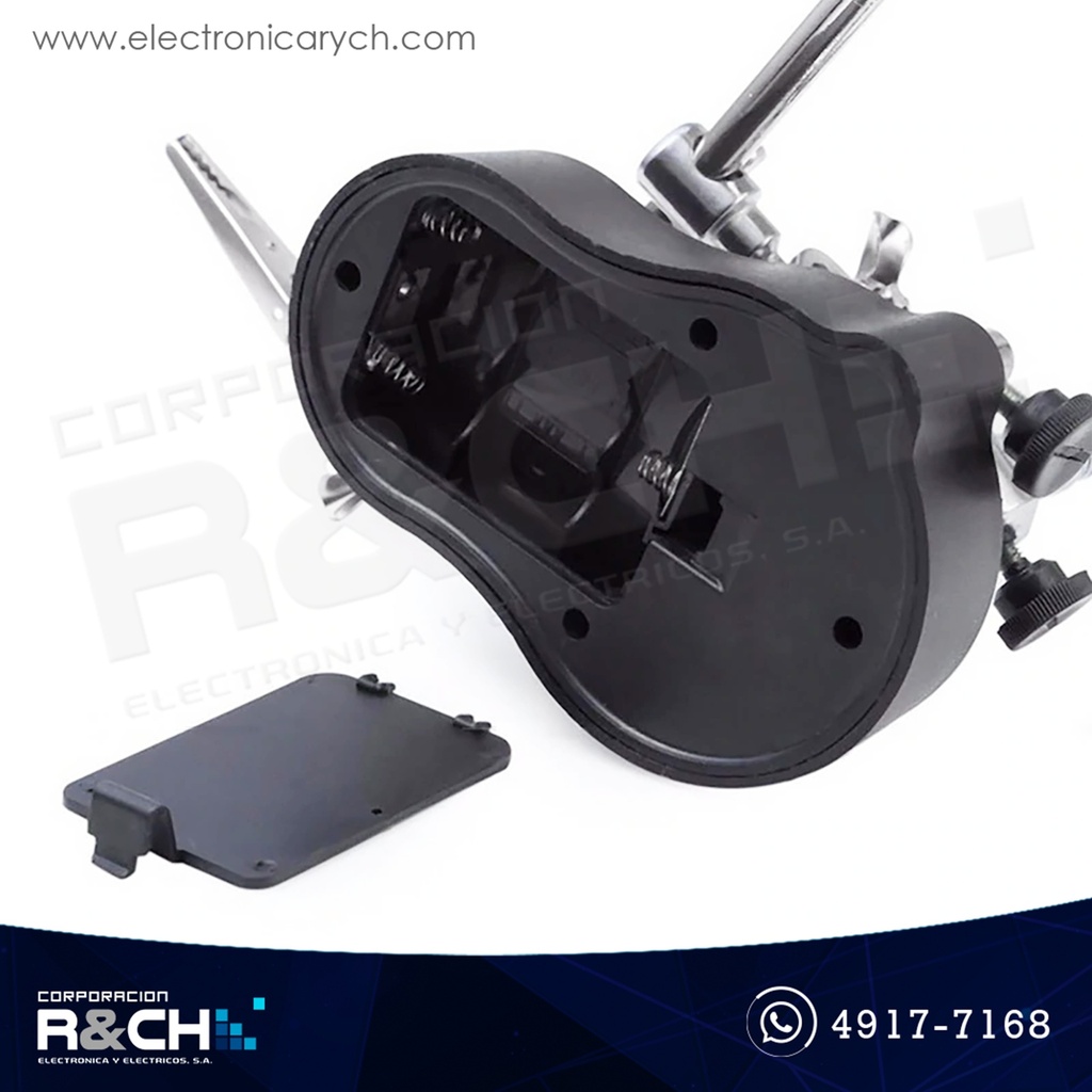 SP-HH6 soporte o tercera mano con lupa y porta cautin
