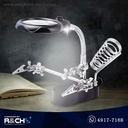 SP-HH6 soporte o tercera mano con lupa y porta cautin