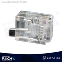 CN-RJ11 Conector RJ11 generico 4 contactos para cable plano