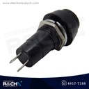 SW-P12B Pulsador Normalmente abierto 12mm negro redondo