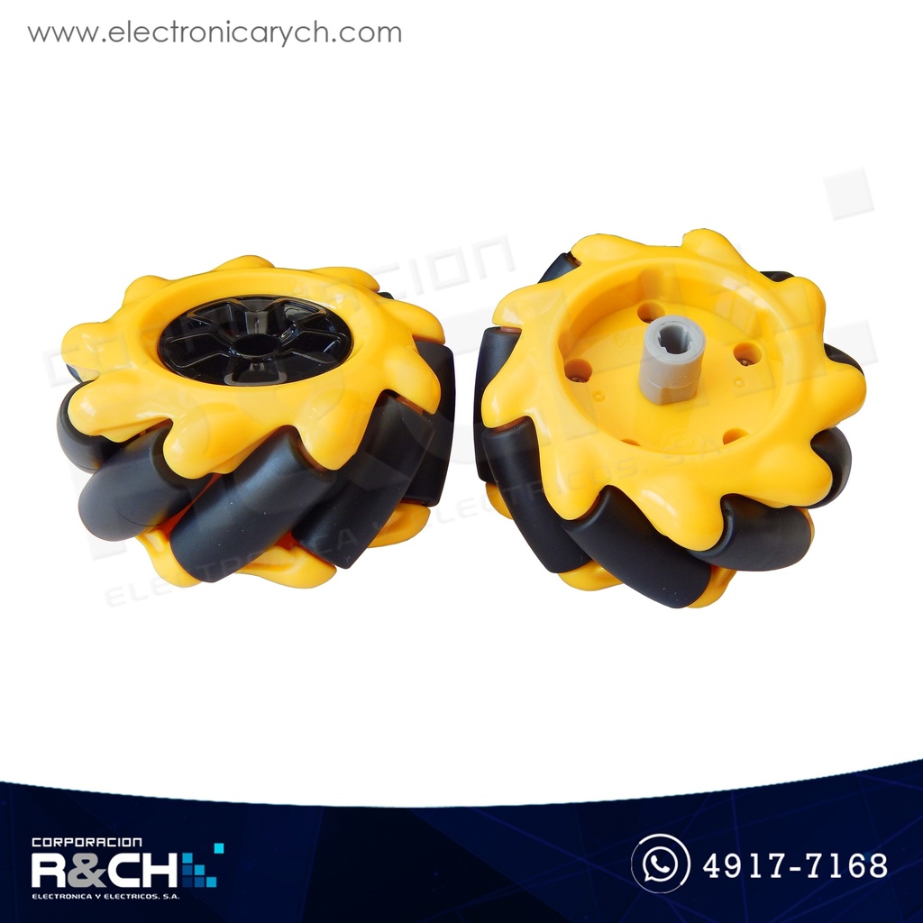 RD-M60 Rueda Mecanum direccional par L y R