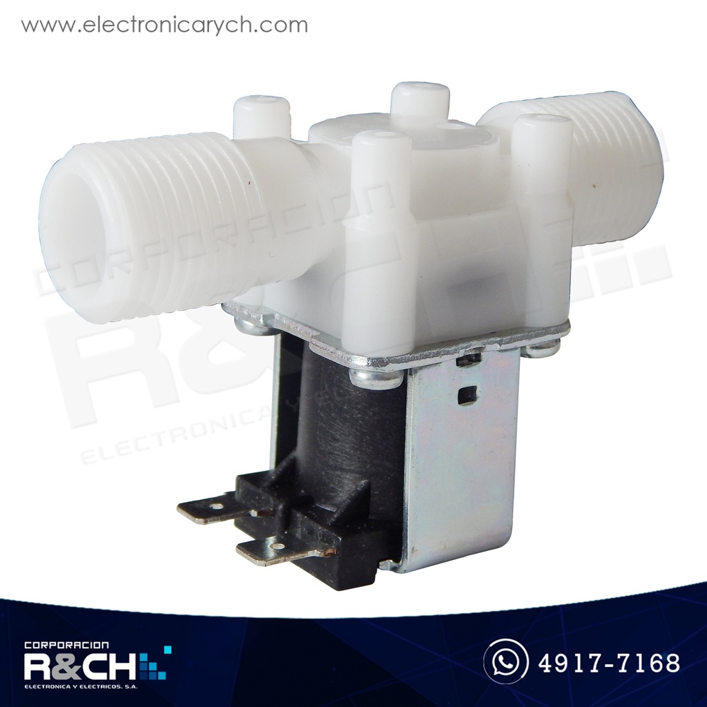 SEN-VE1 Electro válvula 12VDC NC, 1/2¨4.8W 0.02-0.08Mpa 28L/min