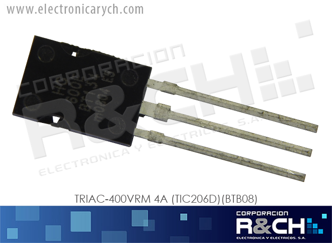NTE5608 TRIAC-400VRM 4A (TIC206D)(BTB08)