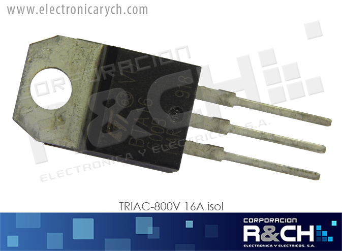 NTE5671 TRIAC-600V 16A BTA16-600B